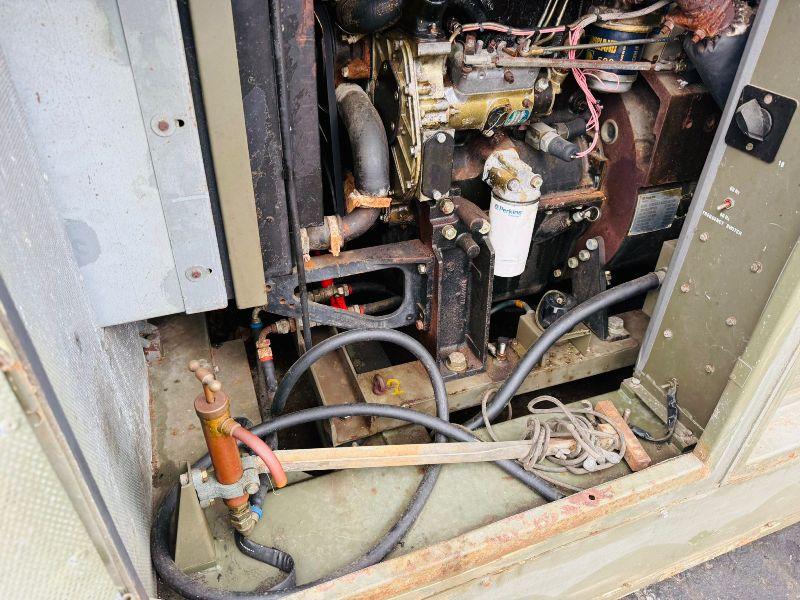 EX MOD ENGINE DRIVEN GENERATOR*C/W SINGLE OR 3PHASE*VIDEO*