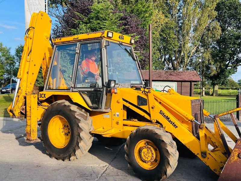 JCB 3CX PROJECT 7 4WD BACKHOE DIGGER C/W EXTENDING DIG *VIDEO*