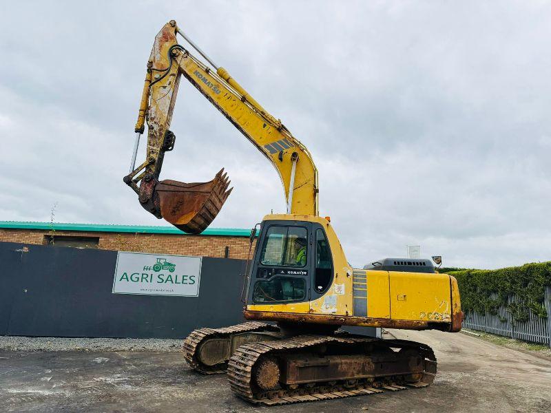 KOMATSU PC210 TRACKED EXCAVATOR*C/W BUCKET*VIDEO*