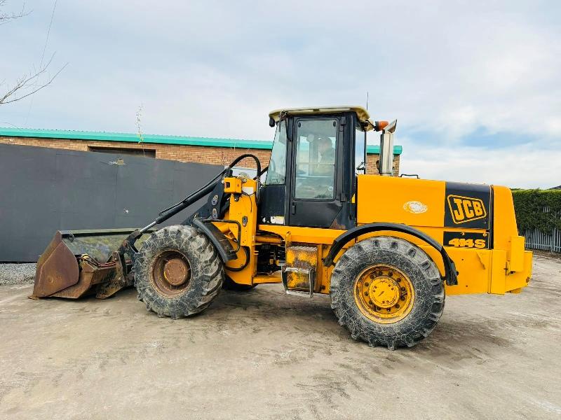 JCB 414S WHEELED LOADER HIGH TIP BUCKET*C/W BUCKET*VIDEO*