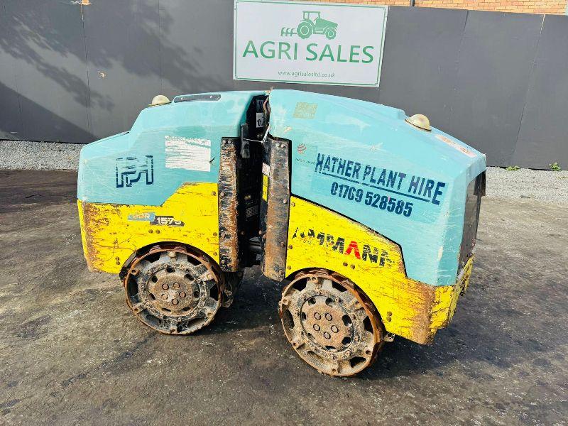 AMMANN ARR.1575 REMOTE CONTROL PADFOOT TRENCH ROLLER*YEAR 2019*VIDEO*