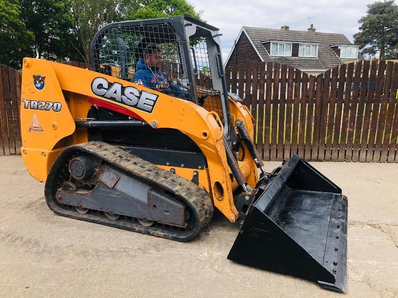 CASE TR270 TRACKED SKIDSTEER *YEAR 2015* C/W JOYSTICK CONTROLS * PLEASE