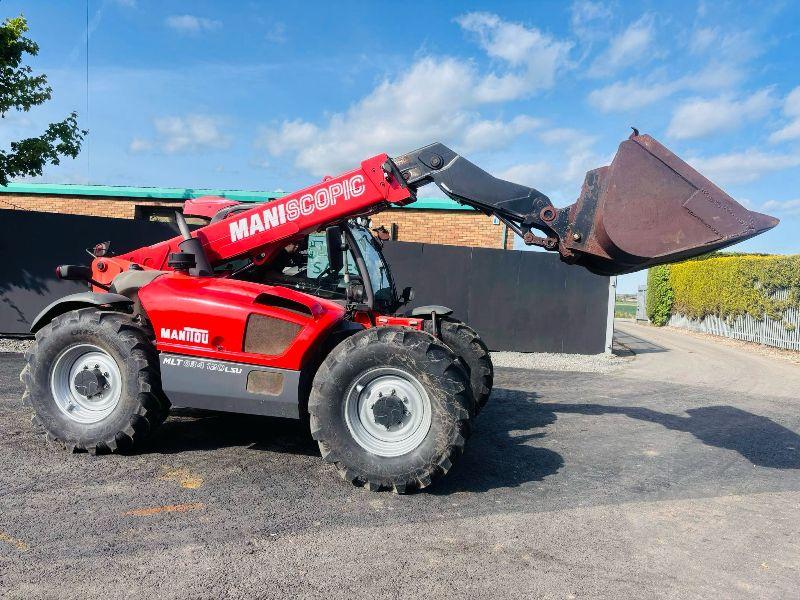 MANITOU MLT 634 120 LSU PS *C/W BUCKET* AG SPEC* YEAR 2011*VIDEO*