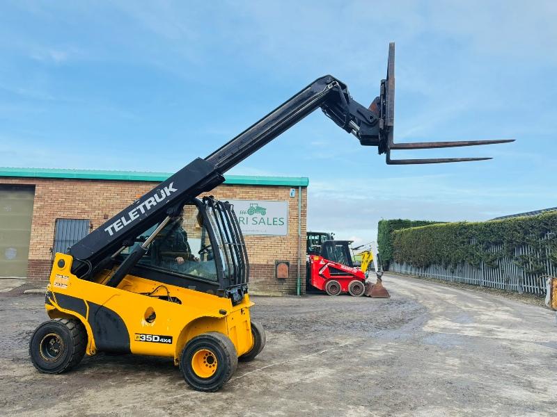 JCB 35D 4WD TELETRUK*C/W SIDESHIFT*VIDEO*