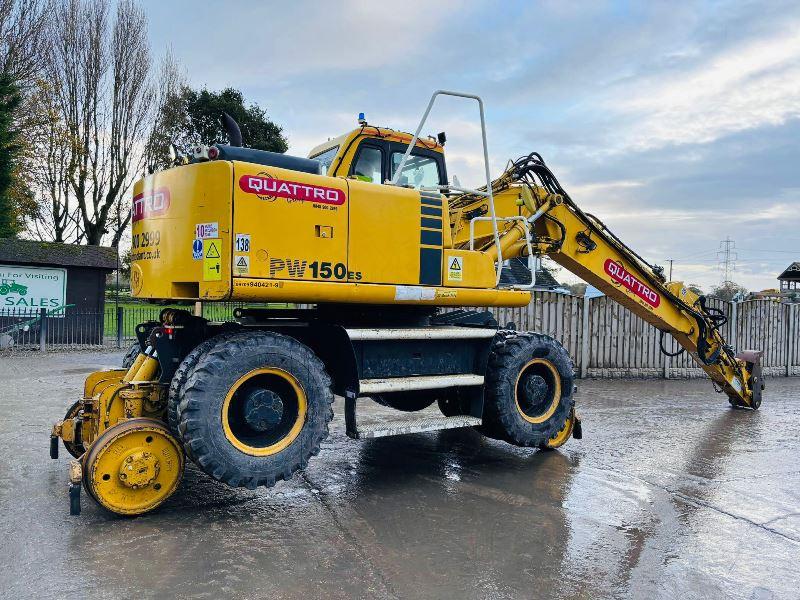 KOMATSU PW150ES-6K 4WD *ENGINEERING CONFORMANCE CERTIFICATE*VIDEO*