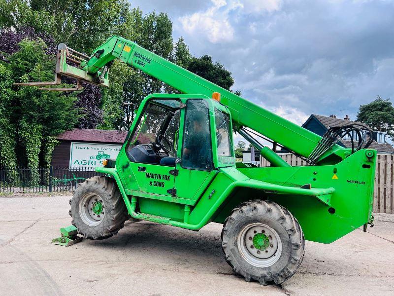 MERLO P35.13K 4WD TELEHANDLER * 13 METER REACH * C/W PALLET TINES *VIDEO*