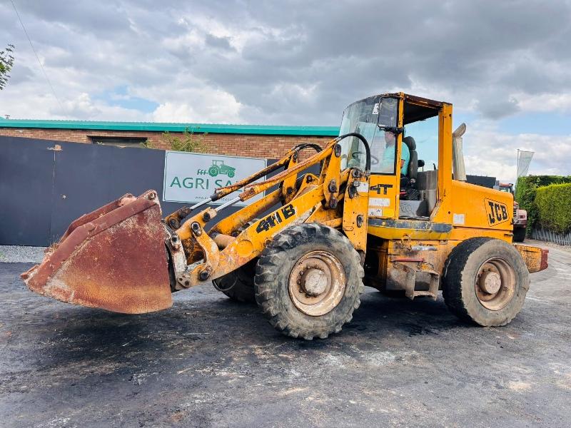JCB 411 B LOADING SHOVEL*C/W BUCKET*VIDEO*