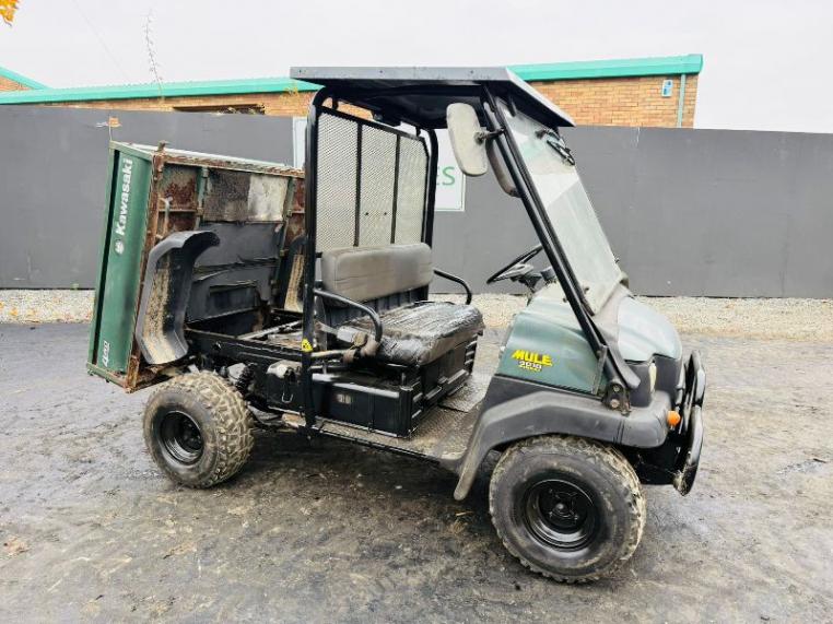 KAWASAKI 3010 MULE 4WD DIESEL UTILITY VEHICLE*REAR TIP*VIDEO*