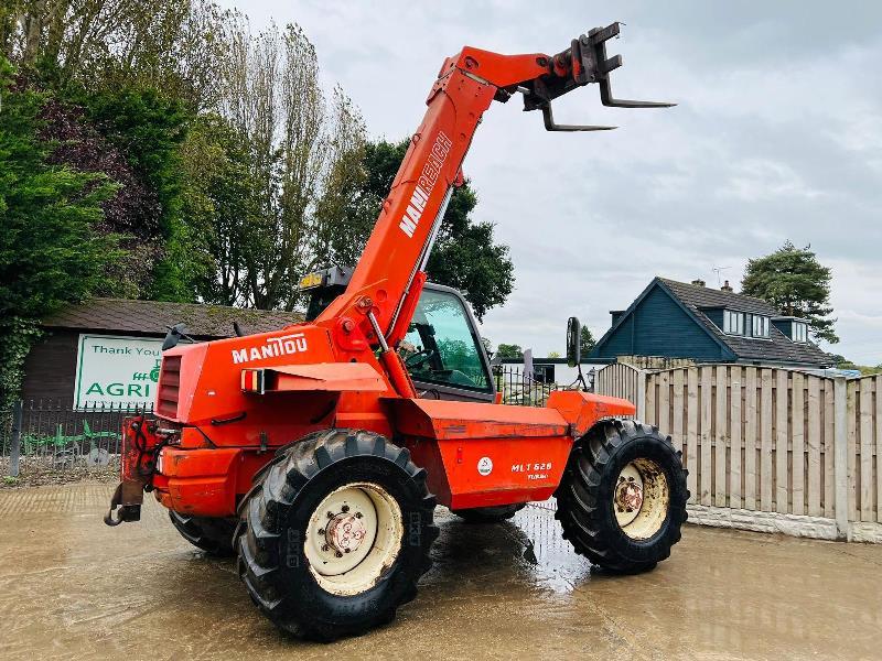 MANITOU MLT628T 4WD TELEHANDLER *AG-SPEC* C/W PICK UP HITCH *VIDEO*