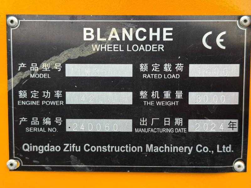 BLANCHE TW36 LOADING SHOVEL*YEAR 2024*C/W BUCKET*VIDEO*