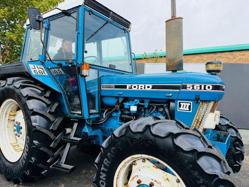 FORD 5610 4WD TRACTOR SERIES 3*VIDEO*