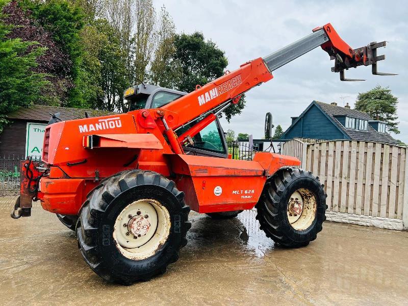 MANITOU MLT628T 4WD TELEHANDLER *AG-SPEC* C/W PICK UP HITCH *VIDEO*