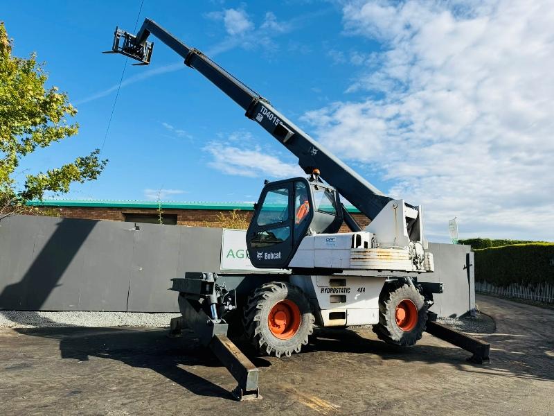 BOBCAT TD40150 ROTO TELEHANDLER*C/W PALLET TINES*VIDEO*