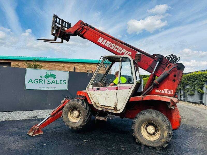 MANITOU MT1230 SCP TELEHANDLER*C/W JACK LEGS AND PALLEET TINES*VIDEO*