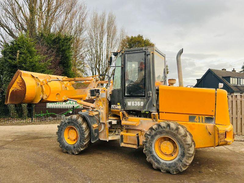 JCB 411 4WD LOADING SHOVEL C/W LOADMASTER 8000 MONITOR  * VIDEO *