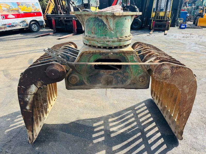 SELECTOR GRAB TO SUIT EXCAVATOR*VIDEO*