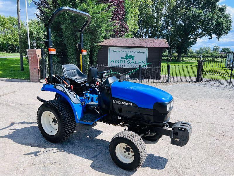 NEW HOLLAND TC21 COMPACT TRACTOR *ROAD REGISTERED* C/W FRONT WEIGHTS*VIDEO*