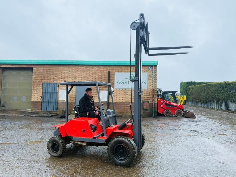 AUSA CE-11 ROUGH TERRAIN FORKLIFT*C/W SIDESHIFT*VIDEO*