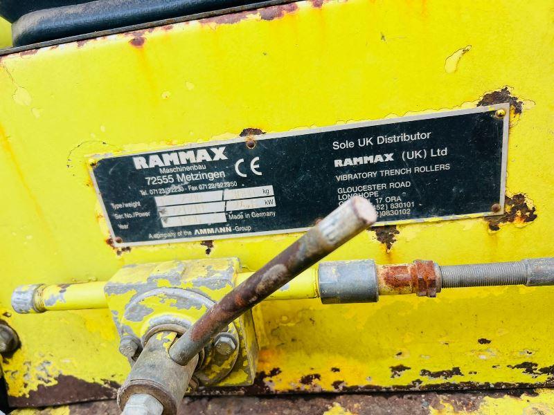 RAMMAX 2900-HF DOUBLE DRUM TRENCH ROLLER C/W KUBOTA ENGINE *VIDEO*