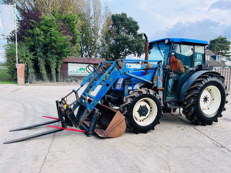 NEW HOLLAND TN75D 4WD TRACTOR *2837 HOURS*C/W LOADER, BUCKET, TINES*VIDEO*