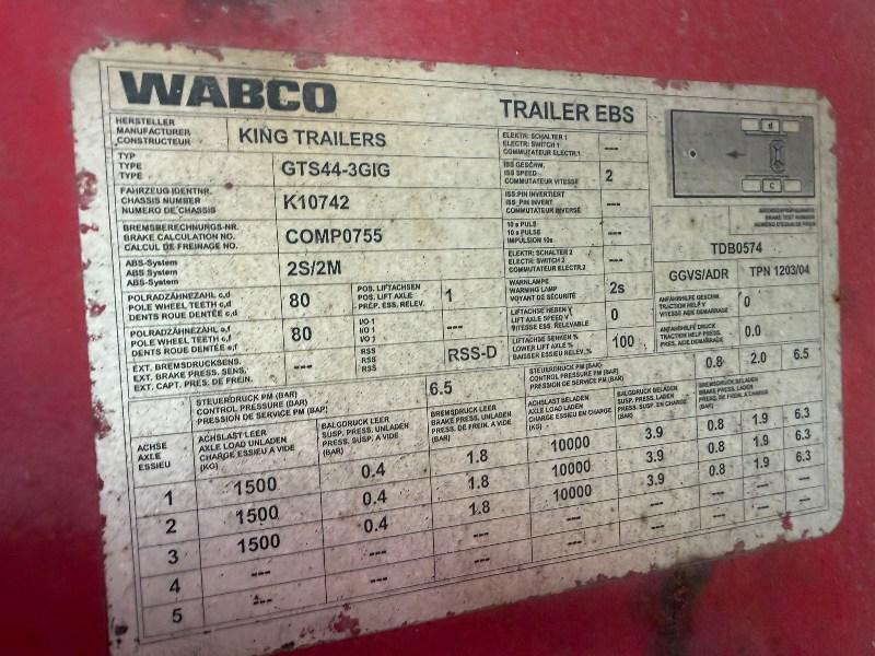 KING LOW LOADER TRAILER*C/W RAMPS AND WINCH*YEAR 2008*VIDEO*