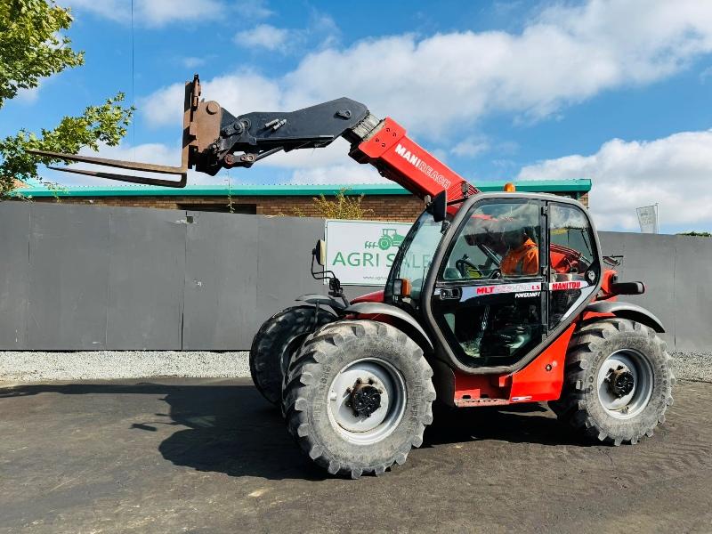 MANITOU MLT 633-120 LS TURBO TELEHANDLER*C/W PALLET TINES*VIDEO*