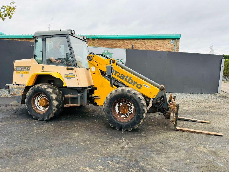 MATBRO TR200 TURBO 4WD ARTICULATED TELEHANDLER*C/W PALLET TINES*VIDEO*