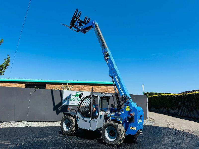 GENIE GTH-3007 TURBO TELEHANDLER *READING 3212 HOURS*C/W PALLET TINES*VIDEO*