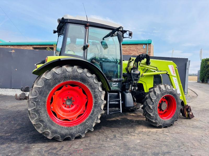 CLAAS AXOS 320 CX*C/W FL100 FRONT LOADER*ONLY 702 HOURS*YEAR 2010*VIDEO*