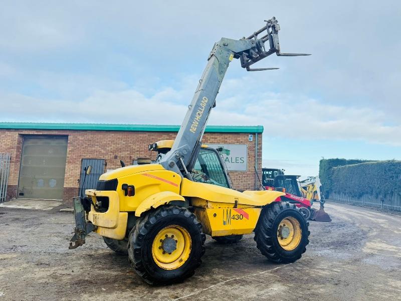 NEW HOLLAND LM430 TELEHANDLER*C/W PALLET TINES*VIDEO*