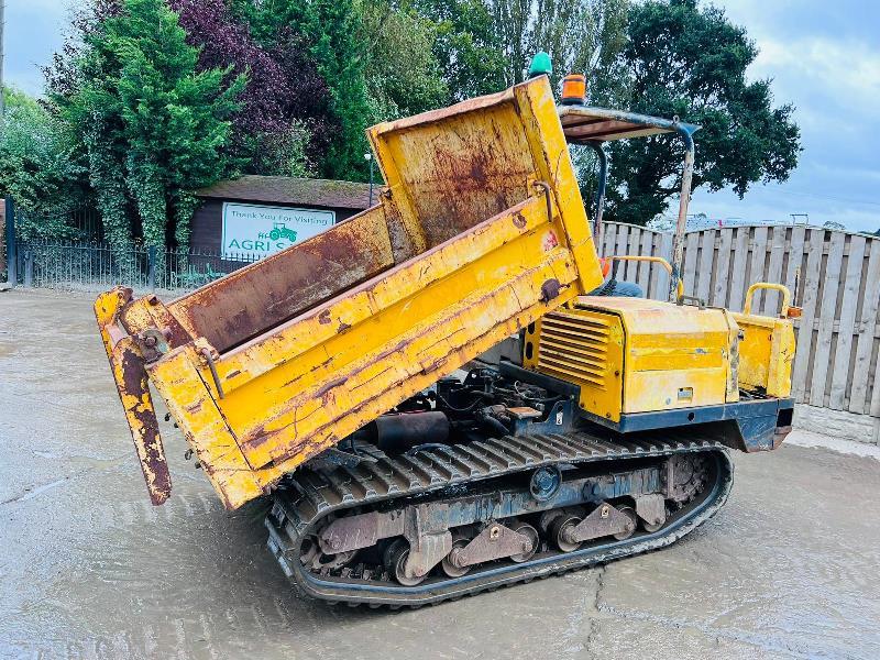 YANMAR C30R TRACKED DUMPER *YEAR 2009* C/W ROLE FRAME AND CANOPY *VIDEO*