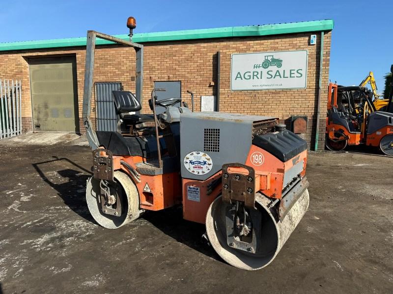 HAMM HD12 DOUBLE DRUM ROLLER *2111 HOURS*C/W ROLL BAR*VIDEO*
