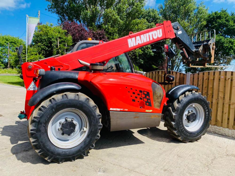 MANITOU MT732 EASY * 1 OWNER FROM NEW , YEAR 2018 , 7 METER REACH 2498 HRS