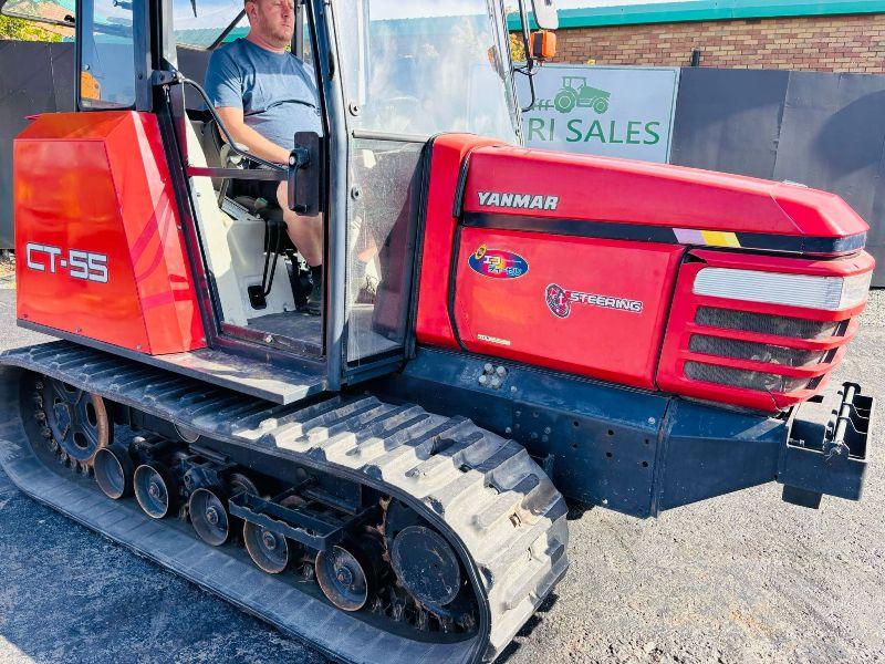 YANMAR CT55 CRAWLER TRACTOR*C/W LINKAGE AND PTO*READING 1276 HOURS*VIDEO*
