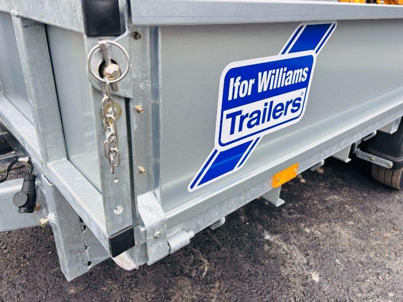 *NEW UNUSED 2025* IFOR WILLIAMS 14FT 6 TWIN AXLE TRAILER *C/W SIDES AND RAMP* (CHOICE OF 8)