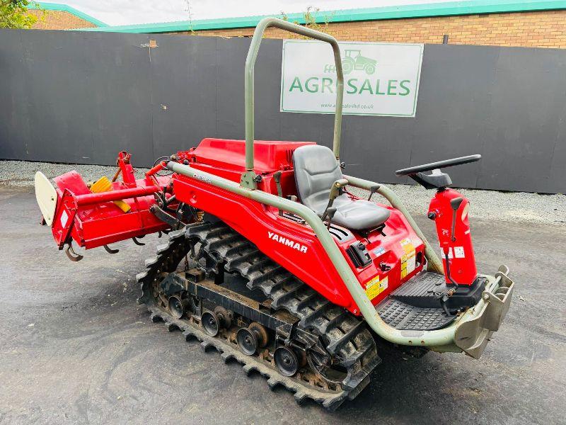 YANMAR AC18 TRACKED COMPACT TRACTOR*C/W AR160 ROTOVATOR*VIDEO*
