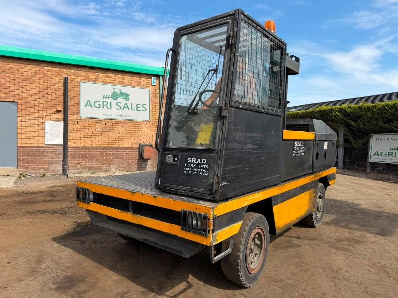 LANSING LINDE S50 SIDE LOADING FORKLIFT*C/W PALLET TINES*VIDEO*