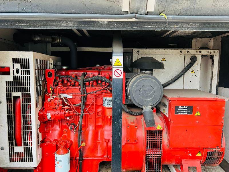 YORPOWER YP40EM MOBILE 40KVA TWIN AXLE GENERATOR C/W PERKINS ENGINE *VIDEO* 