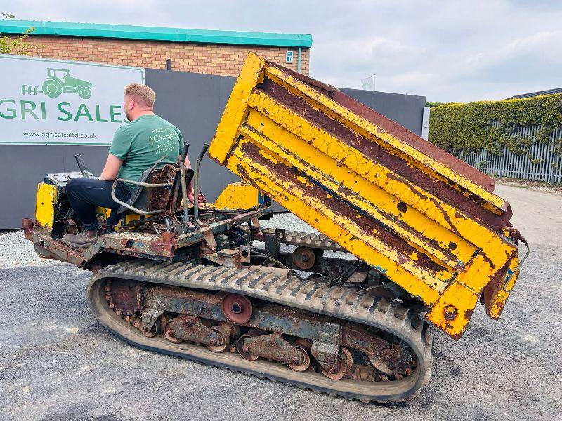 YANMAR 3 TONNE TRACKED DUMPER *C/W HYDRAULIC TIP*VIDEO*