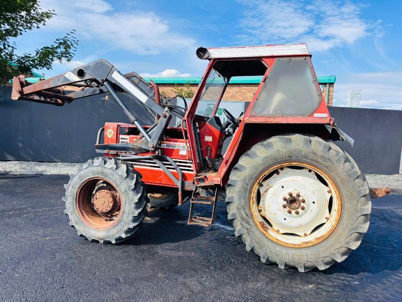 FIAT 80-90 FRONT LOADER TRACTOR*C/W FRONT LOADER*VIDEO*