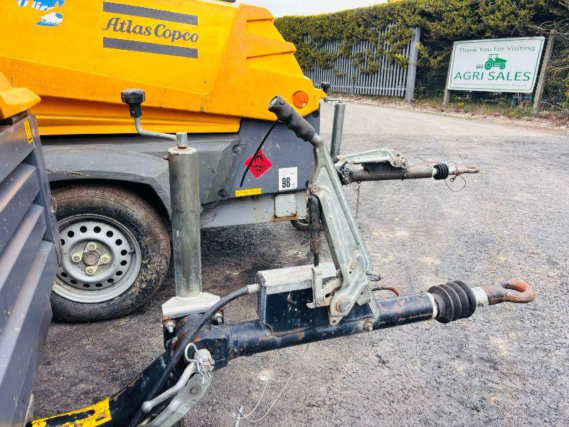ATLAS COPCO TOWABLE AIR COMPRESSOR *CHOICE OF 2*VIDEO*