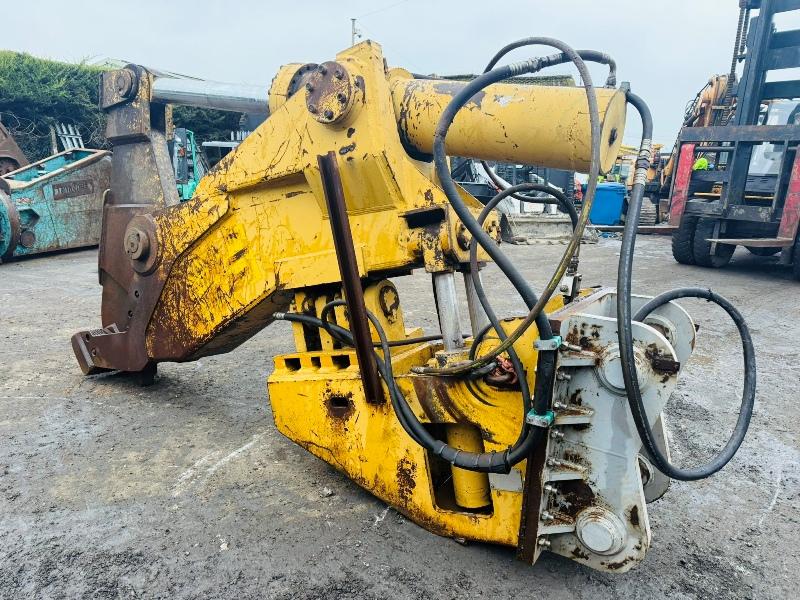 HEAVY DUTY HYDRAULIC DEMOLITION SHEAR*C/W QUICK HITCH*VIDEO*