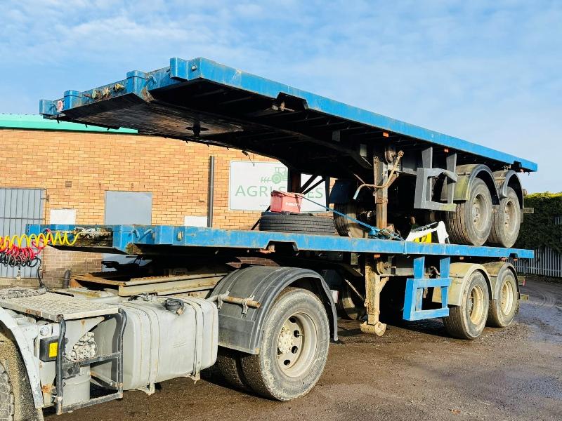 2.5M X 8M TWIN AXLE FLAT TRAILERS*CHOICE OF 2*VIDEO*