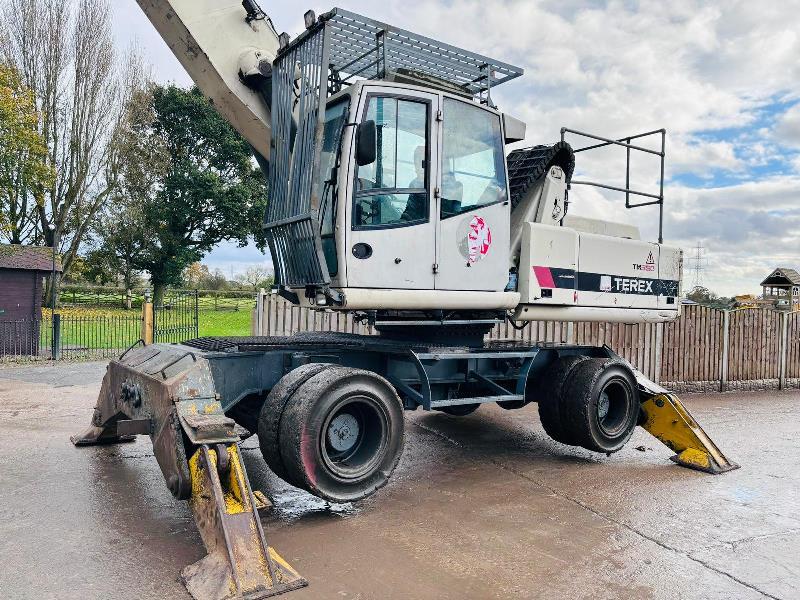 TEREX TM350 HIGH RISE CABIN SCRAP HANDLER C/W DEUTZ ENGINE *VIDEO*