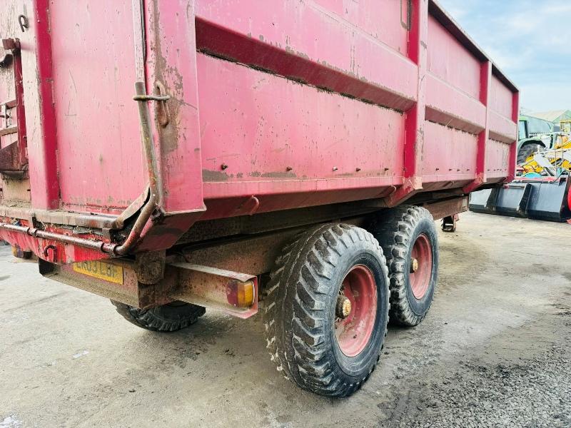 RICHARD WESTERN 12 TONNE TIPPING TRAILER*VIDEO*