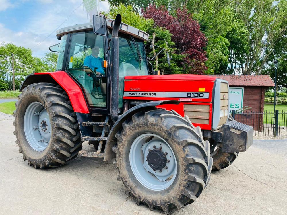 MASSEY FERGUSON 8130 DYNA SHIFT TRACTOR C/W AC CABIN & FRONT WEIGHTS