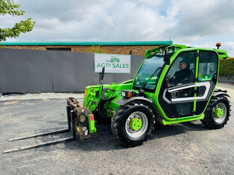 MERLO P27.6 TURBO TELEHANDLER *YEAR 2021* C/W PALLET TINES*VIDEO*