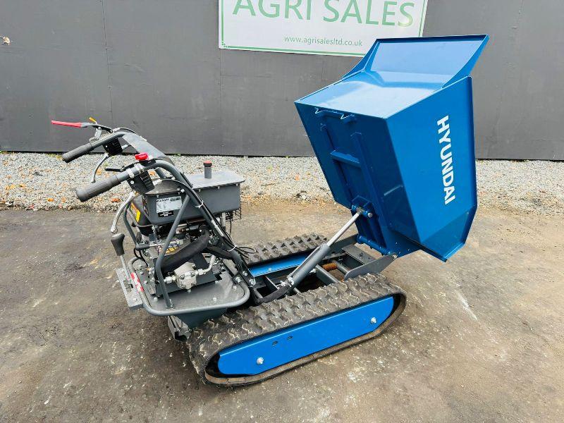 *UNUSED*HYUNDAI WALK BEHIND TRACKED DUMPER*X DEMO*VIDEO*