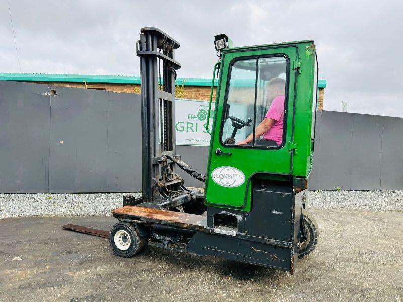 COMBILIFT C4000 DIESEL TRUCK MOUNTED FORKLIFT*C/W FORK POSITIONER*VIDEO*
