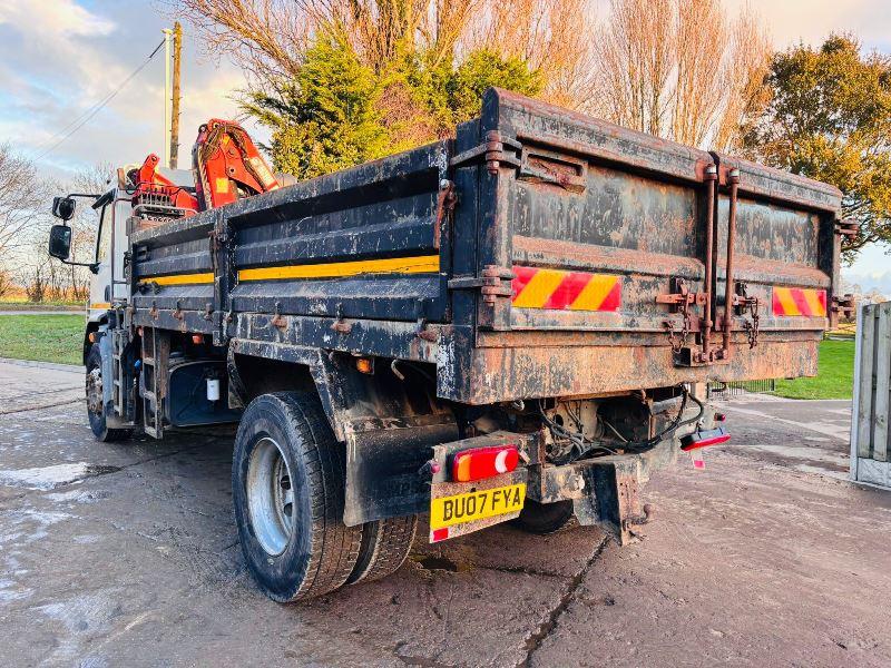 DAF LF55.220 4X2 TIPPER LORRY C/W HIAB 099 CRANE , CHOICE OF 5 *VIDEO*